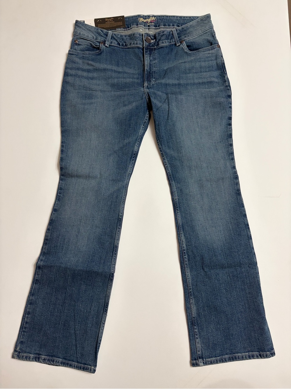 Wrangler Retro Mae Bootcut Jeans Women Size 17/32 Blue Denim Mid Rise Y2K NWT